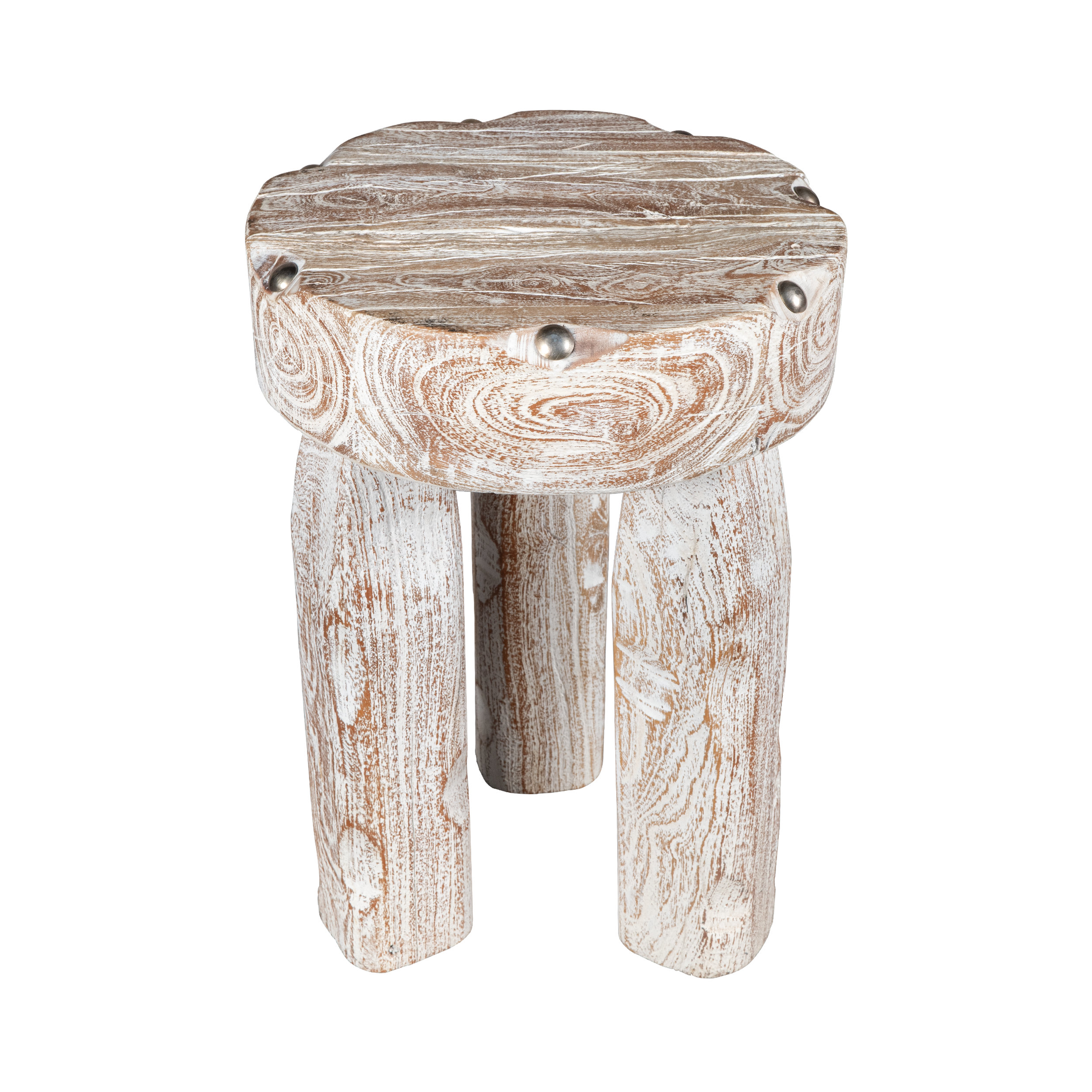 Context of Things Nordic Driftwood Stool ~ With its weathered